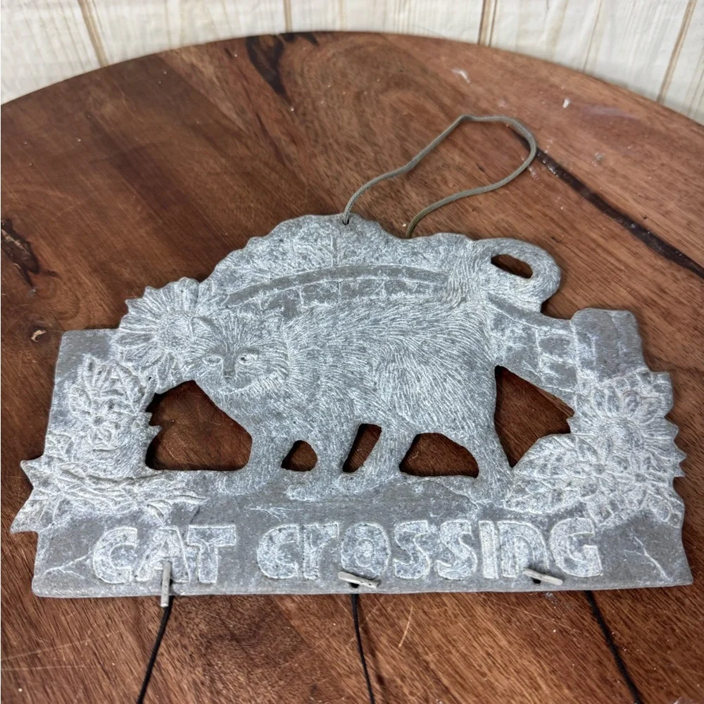 Vintage pewter wind chime from Carson Freeport.